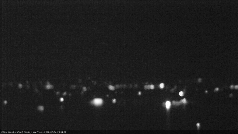 Lake Travis webcam, June 4, 2016 10:40 PM CT