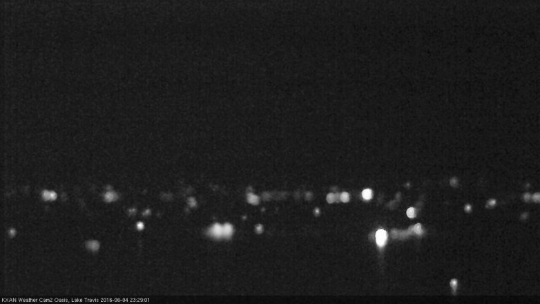 Lake Travis webcam, June 4, 2016 10:55 PM CT