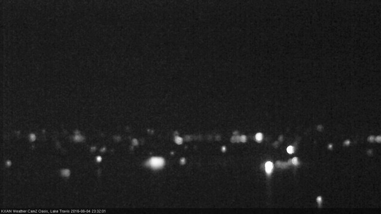 Lake Travis webcam, June 4, 2016 11:00 PM CT