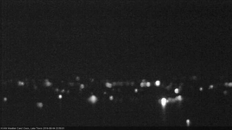 Lake Travis webcam, June 4, 2016 11:05 PM CT