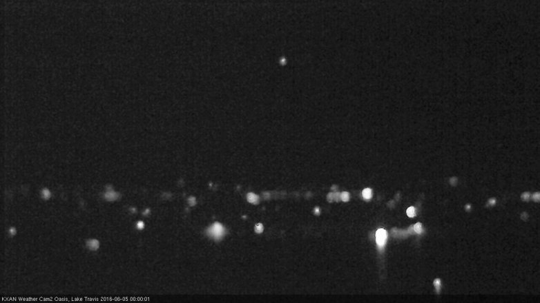 Lake Travis webcam, June 4, 2016 11:20 PM CT