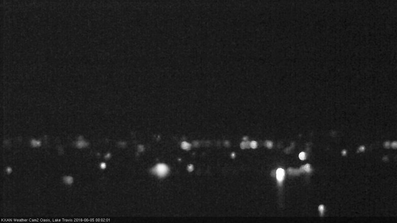 Lake Travis webcam, June 4, 2016 11:30 PM CT