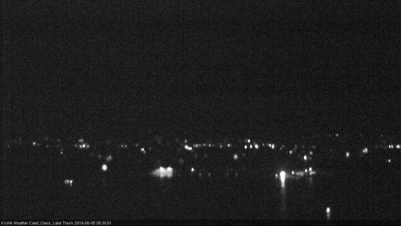 Lake Travis webcam, June 4, 2016 12:00 AM CT