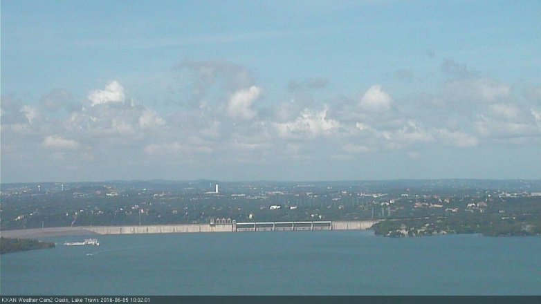 Lake Travis webcam, June 5, 2016 9:05 AM CT