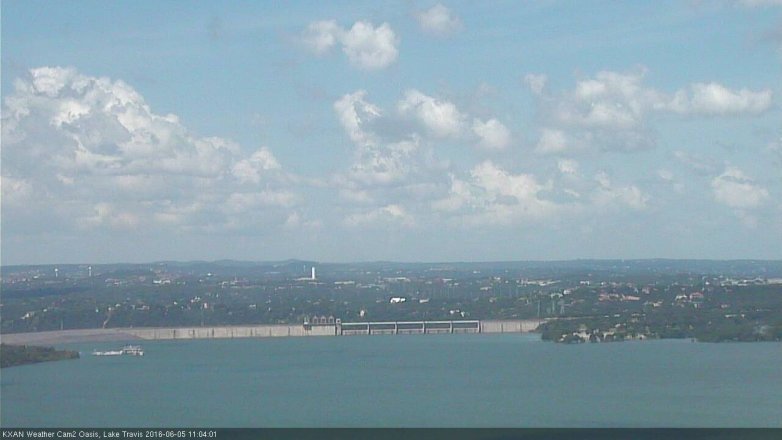 Lake Travis webcam, June 5, 2016 10:10 AM CT