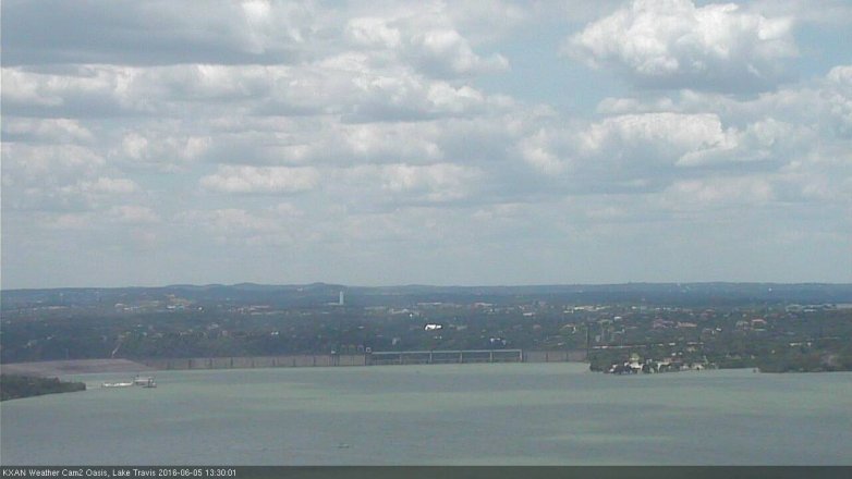 Lake Travis webcam, June 5, 2016 12:45 PM CT
