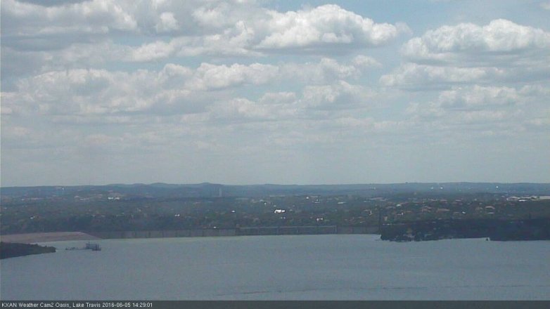 Lake Travis webcam, June 5, 2016 2:00 PM CT