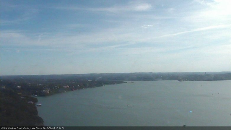 Lake Travis webcam, June 5, 2016 5:10 PM CT