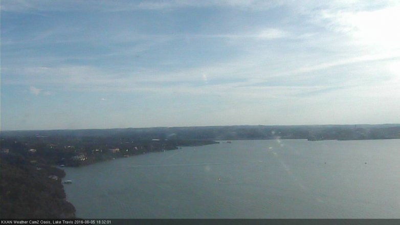 Lake Travis webcam, June 5, 2016 6:00 PM CT