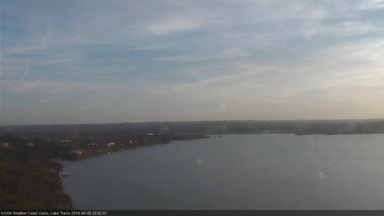 Lake Travis webcam, June 5, 2016 7:10 PM CT