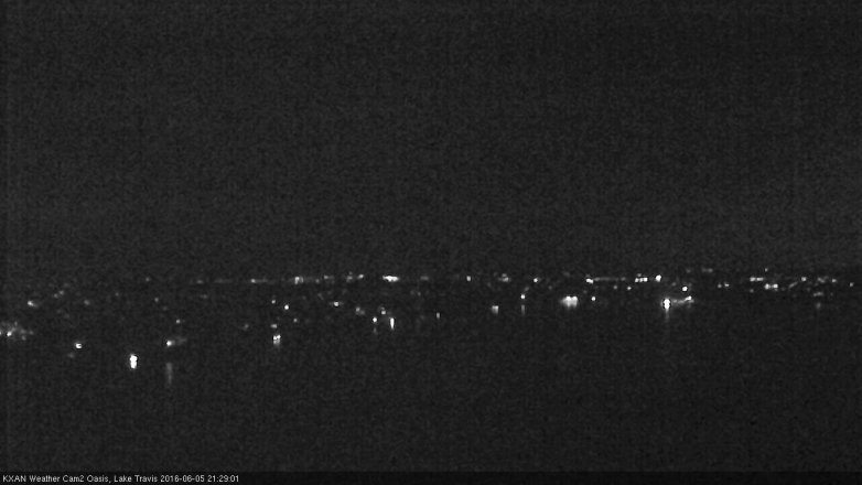 Lake Travis webcam, June 5, 2016 8:40 PM CT