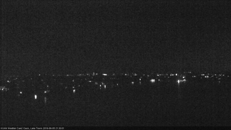 Lake Travis webcam, June 5, 2016 8:45 PM CT