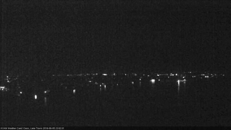 Lake Travis webcam, June 5, 2016 10:10 PM CT