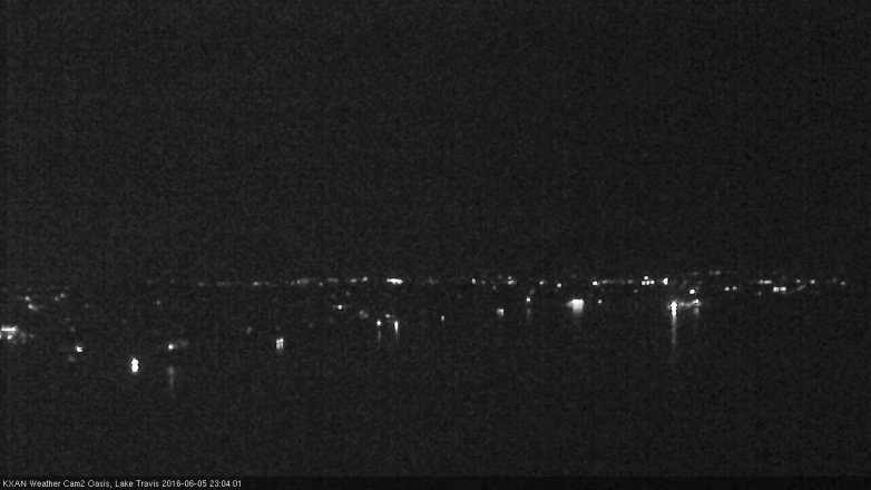 Lake Travis webcam, June 5, 2016 10:15 PM CT