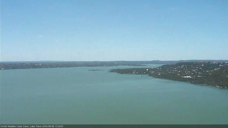Lake Travis webcam, June 6, 2016 12:50 PM CT