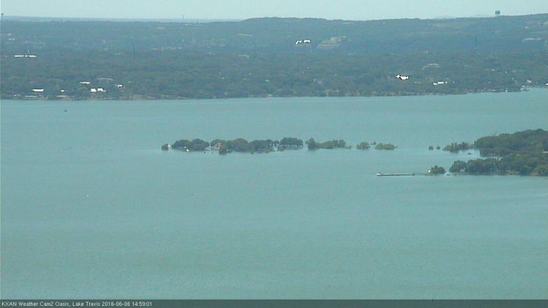 Lake Travis webcam, June 6, 2016 2:20 PM CT