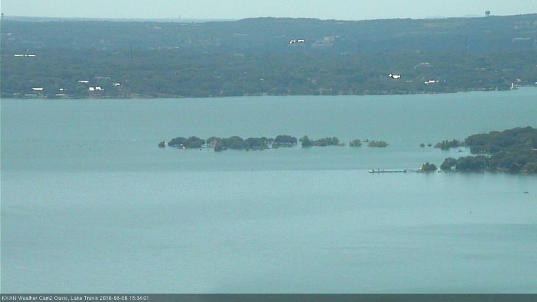 Lake Travis webcam, June 6, 2016 2:50 PM CT