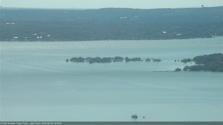 Lake Travis webcam, June 6, 2016 4:15 PM CT
