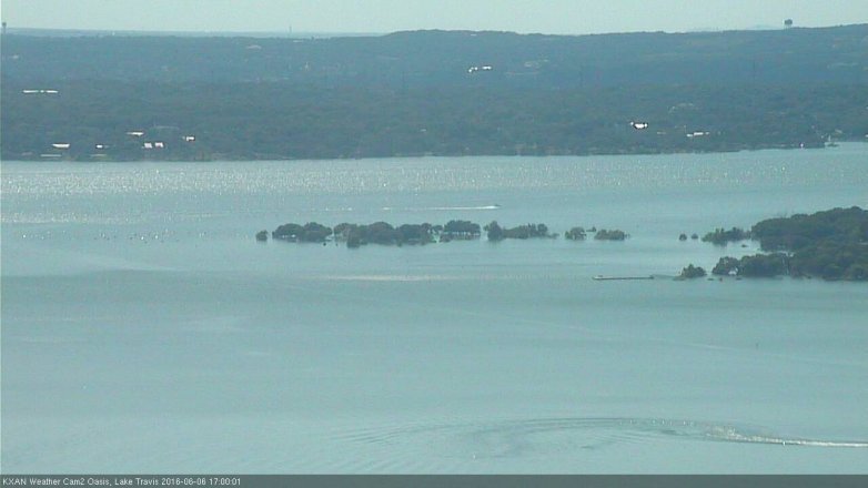Lake Travis webcam, June 6, 2016 4:20 PM CT