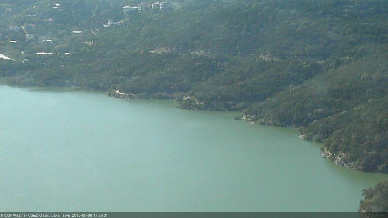 Lake Travis webcam, June 6, 2016 4:50 PM CT