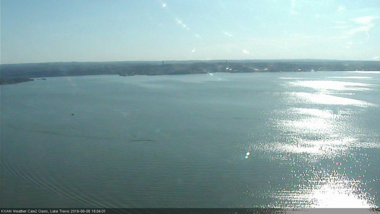 Lake Travis webcam, June 6, 2016 5:20 PM CT