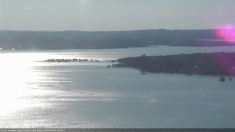 Lake Travis webcam, June 6, 2016 5:50 PM CT