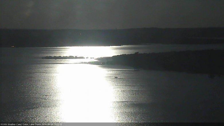 Lake Travis webcam, June 6, 2016 6:35 PM CT