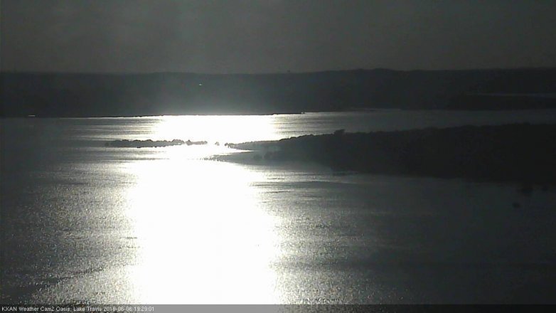 Lake Travis webcam, June 6, 2016 6:50 PM CT