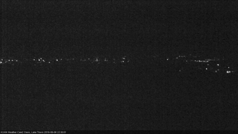 Lake Travis webcam, June 6, 2016 9:35 PM CT
