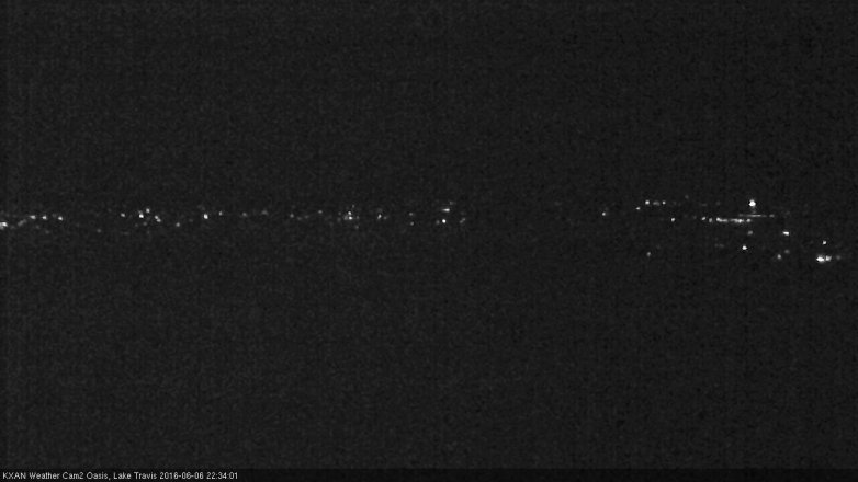 Lake Travis webcam, June 6, 2016 10:05 PM CT