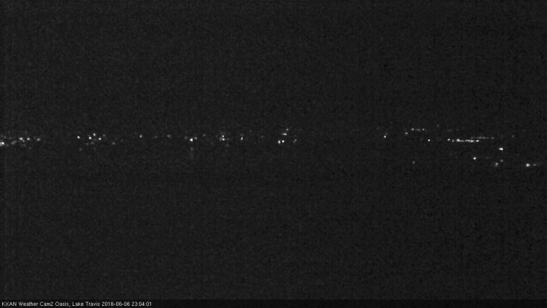 Lake Travis webcam, June 6, 2016 10:10 PM CT