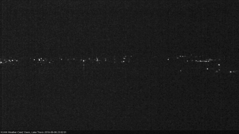 Lake Travis webcam, June 6, 2016 10:15 PM CT