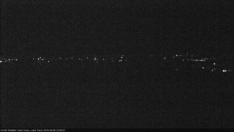 Lake Travis webcam, June 6, 2016 10:20 PM CT