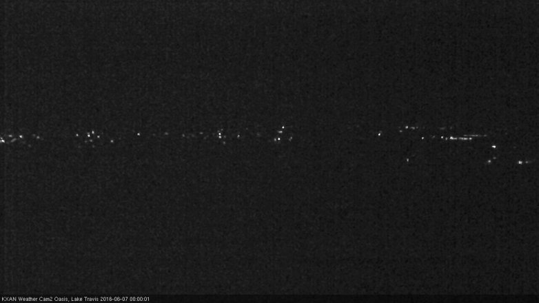 Lake Travis webcam, June 6, 2016 11:20 PM CT
