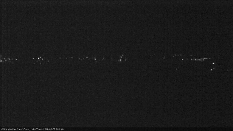 Lake Travis webcam, June 6, 2016 11:55 PM CT