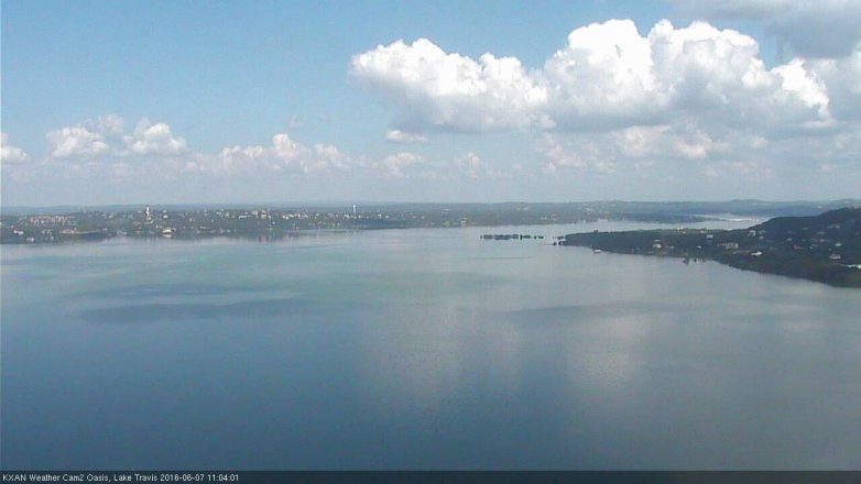 Lake Travis webcam, June 7, 2016 10:20 AM CT