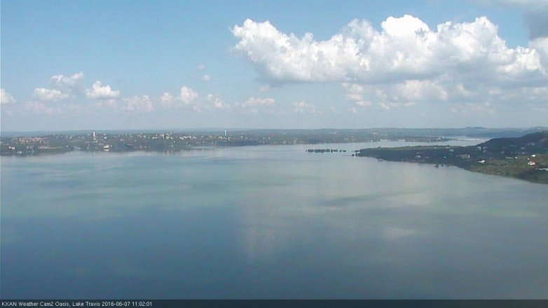 Lake Travis webcam, June 7, 2016 10:30 AM CT