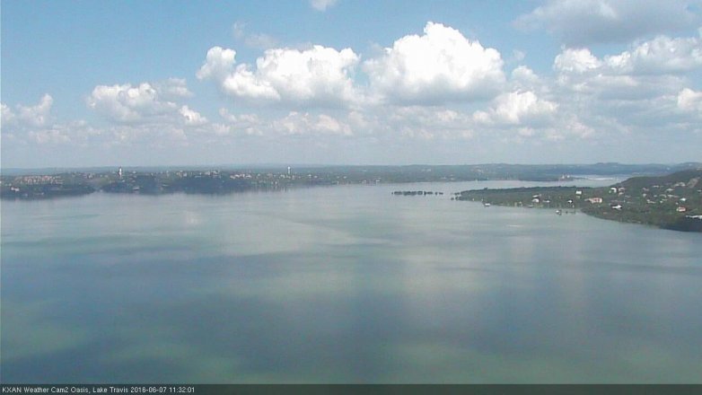 Lake Travis webcam, June 7, 2016 10:40 AM CT