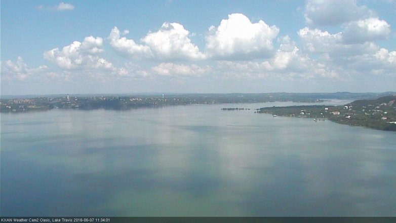 Lake Travis webcam, June 7, 2016 10:45 AM CT