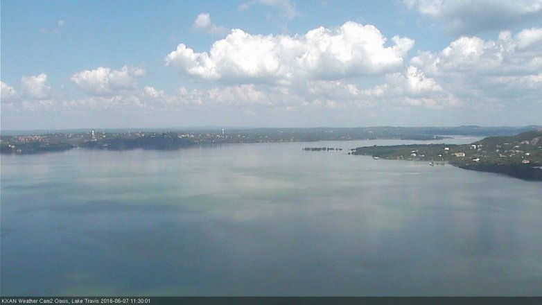Lake Travis webcam, June 7, 2016 11:00 AM CT