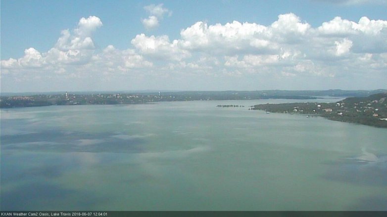 Lake Travis webcam, June 7, 2016 11:10 AM CT