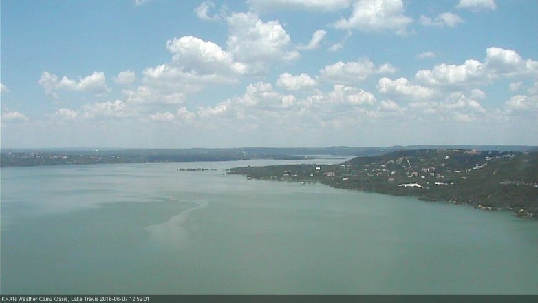 Lake Travis webcam, June 7, 2016 12:05 PM CT