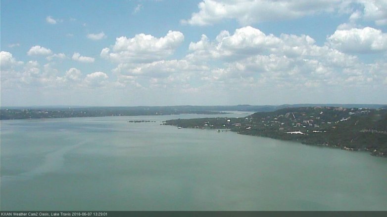 Lake Travis webcam, June 7, 2016 12:35 PM CT