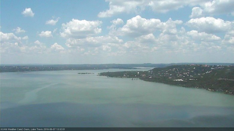 Lake Travis webcam, June 7, 2016 12:55 PM CT