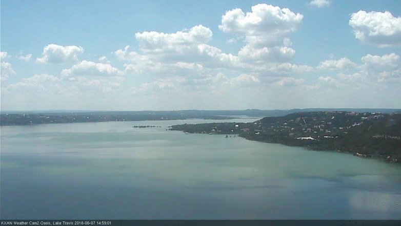 Lake Travis webcam, June 7, 2016 2:10 PM CT