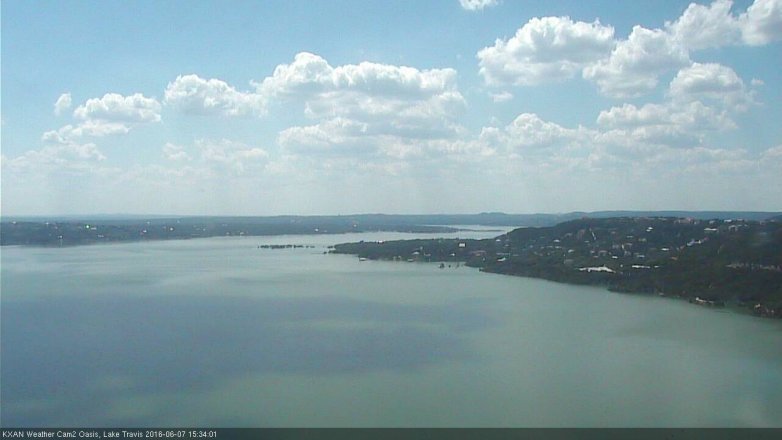 Lake Travis webcam, June 7, 2016 3:00 PM CT