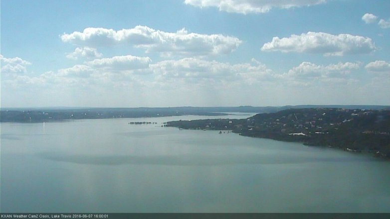 Lake Travis webcam, June 7, 2016 3:05 PM CT