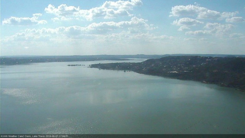 Lake Travis webcam, June 7, 2016 4:30 PM CT