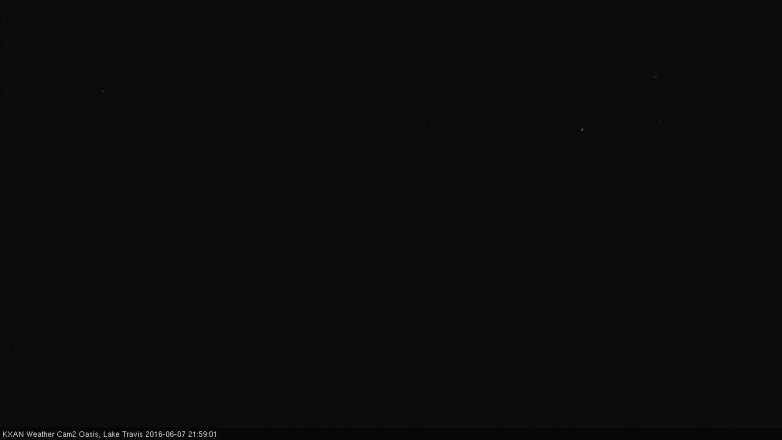 Lake Travis webcam, June 7, 2016 9:30 PM CT