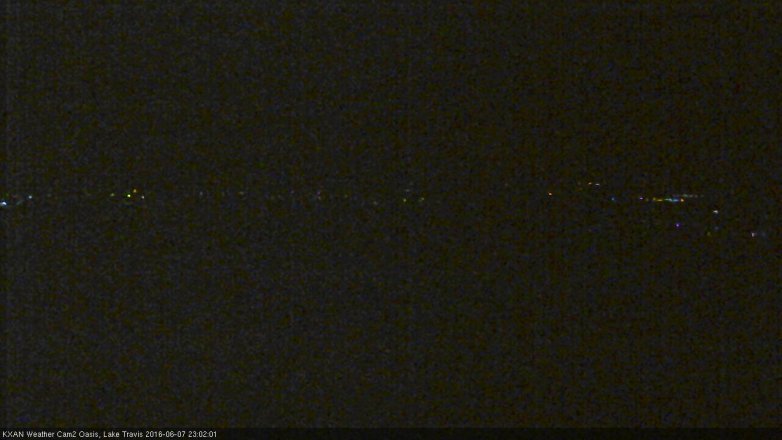 Lake Travis webcam, June 7, 2016 10:10 PM CT